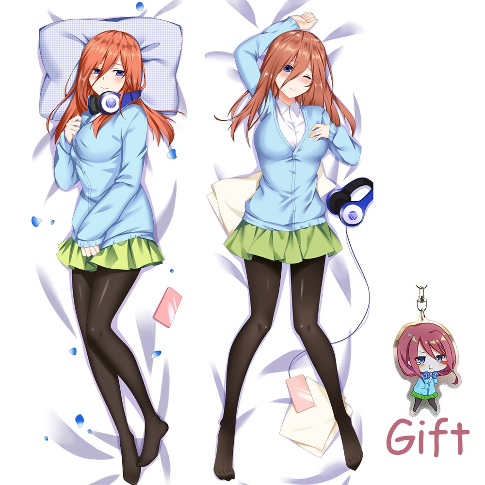 Vỏ Gối In Hình Nhân Vật Anime Hatsune Miku 60x180cm