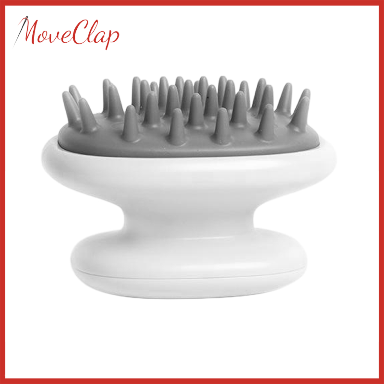 MoveClap Handheld Shower Hair Scalp Shampoo Massager Brush Head Scrubber Salon