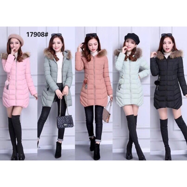 Áo khoác phao ôm dáng, trẻ trung đẹp lắm luôn. Size L, XL.