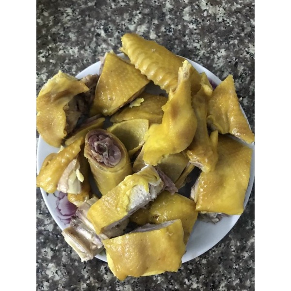 Gà ủ muối hoa tiêu hình chụp thật.Dai giòn ăn cực ngon