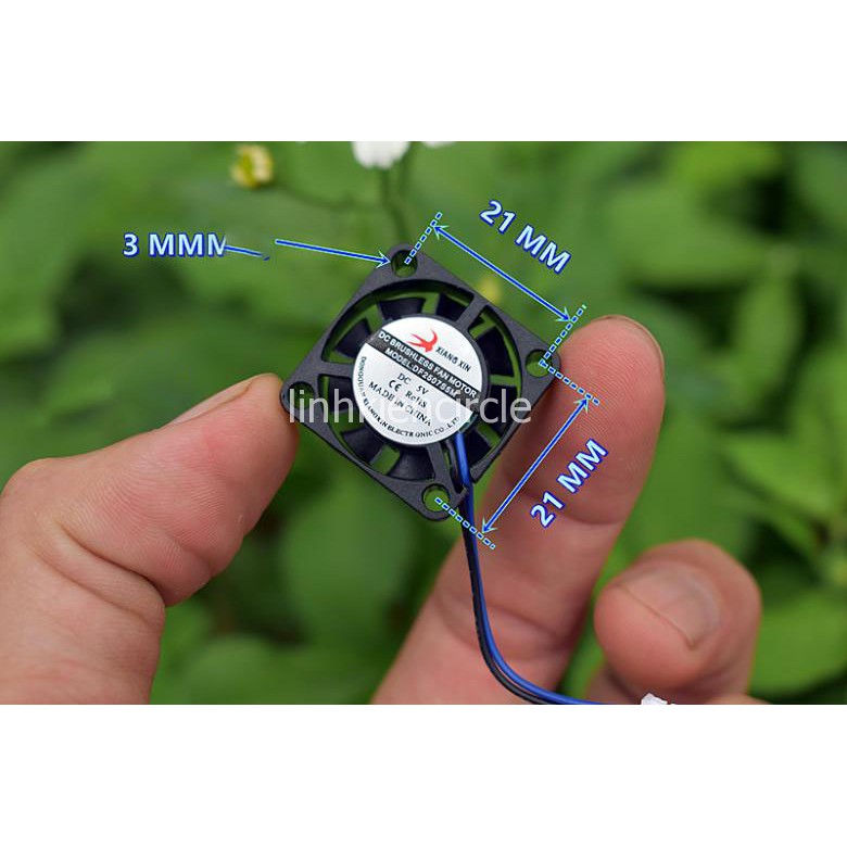 Quạt làm mát không chổi than siêu nhỏ 5V-12V - LK0290