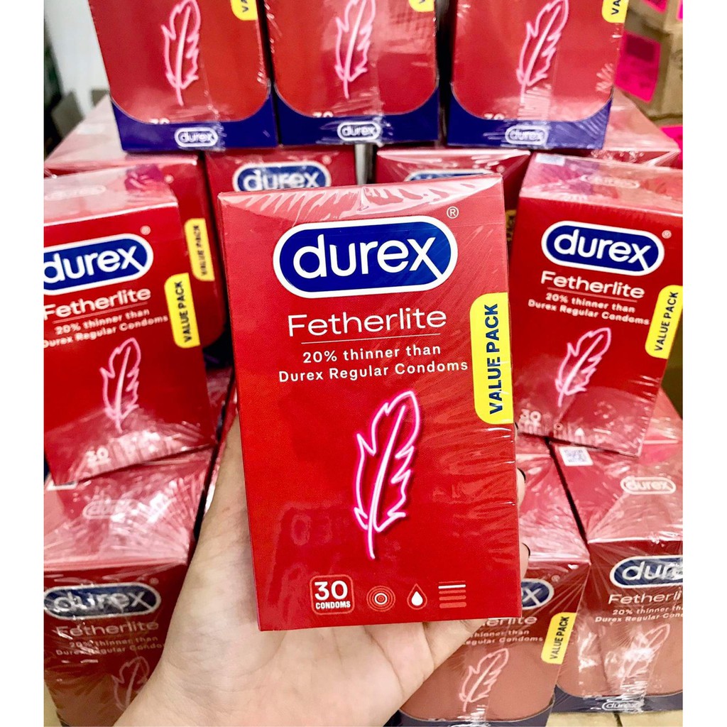 Bao Cao Su Durex Fetherlite Ultra Thin Feel Condoms
