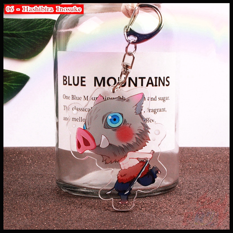 ❀ Demon Slayer: Kimetsu no Yaiba Móc khóa - Series 01 ❀ 1Pc Anime Acrylic Double-Sided Printed KeyRing Pendant Gifts