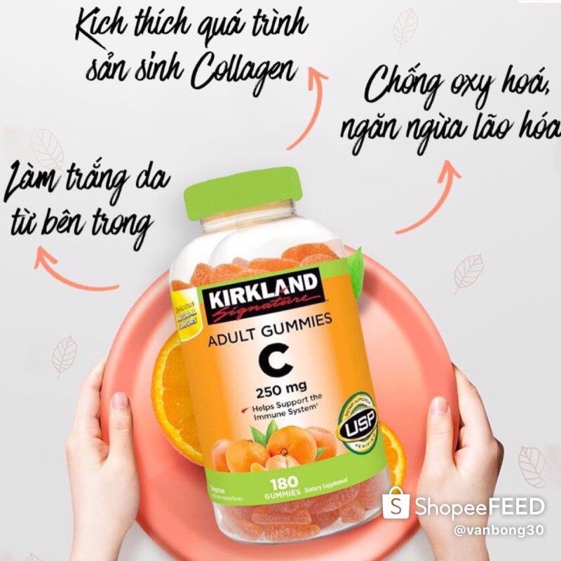 kẹo dẻo vitamin C Kirkland