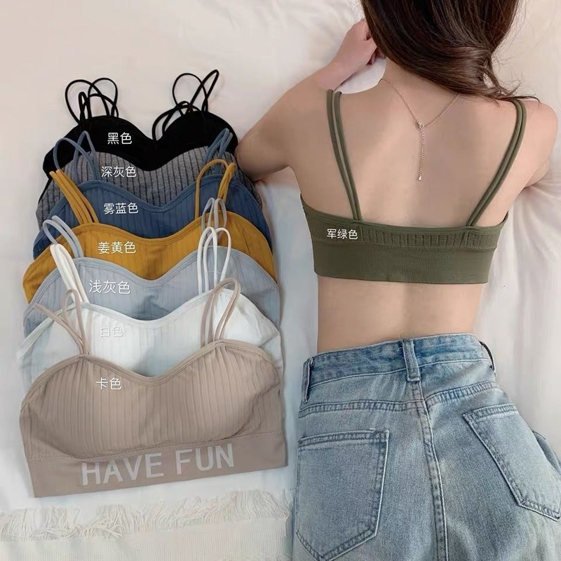 Áo ngực thể thao chống sốc không gọng thời trang dành cho nữ