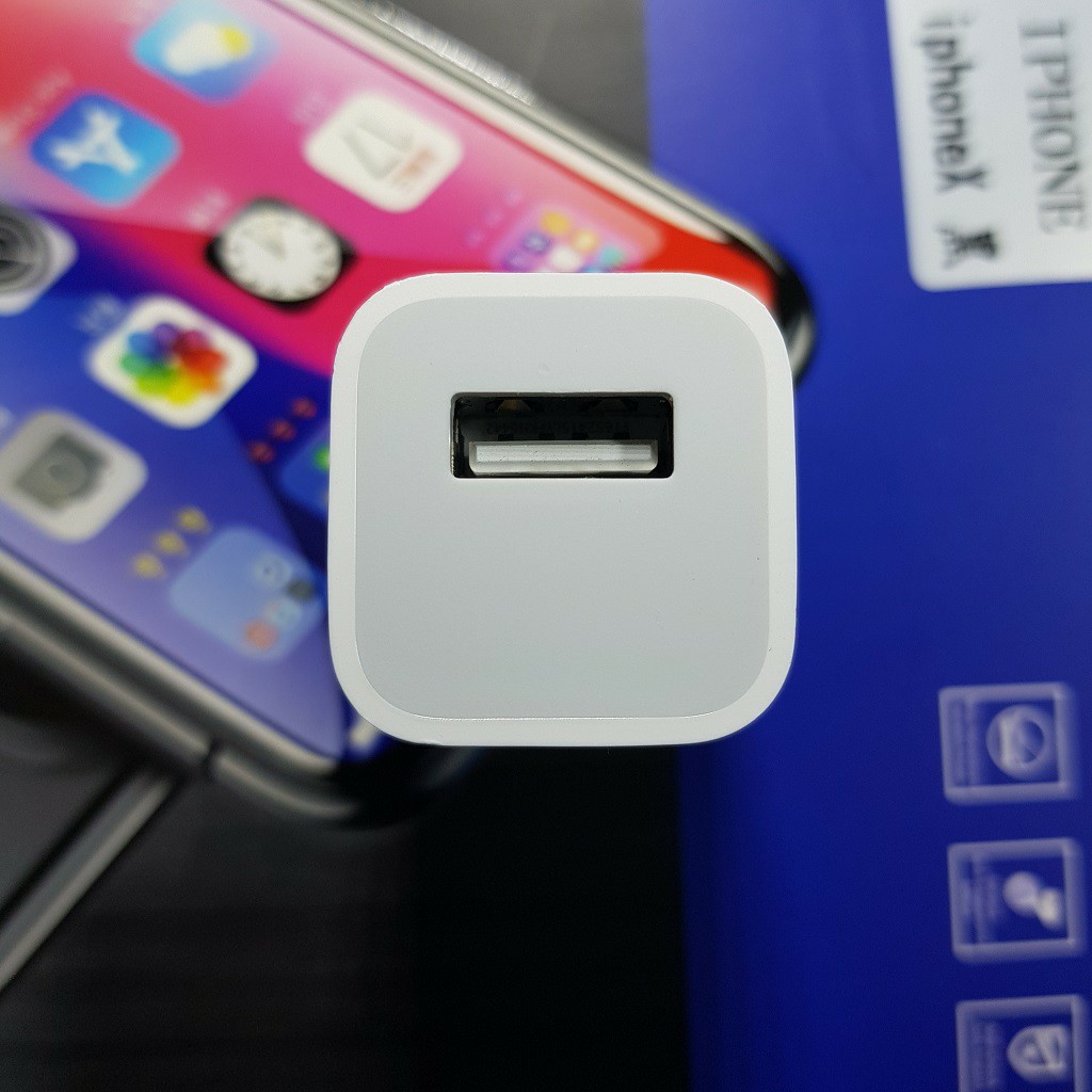 (ZIN)cốc sạc zin iphone mã India/ip X hiệu Foxconn