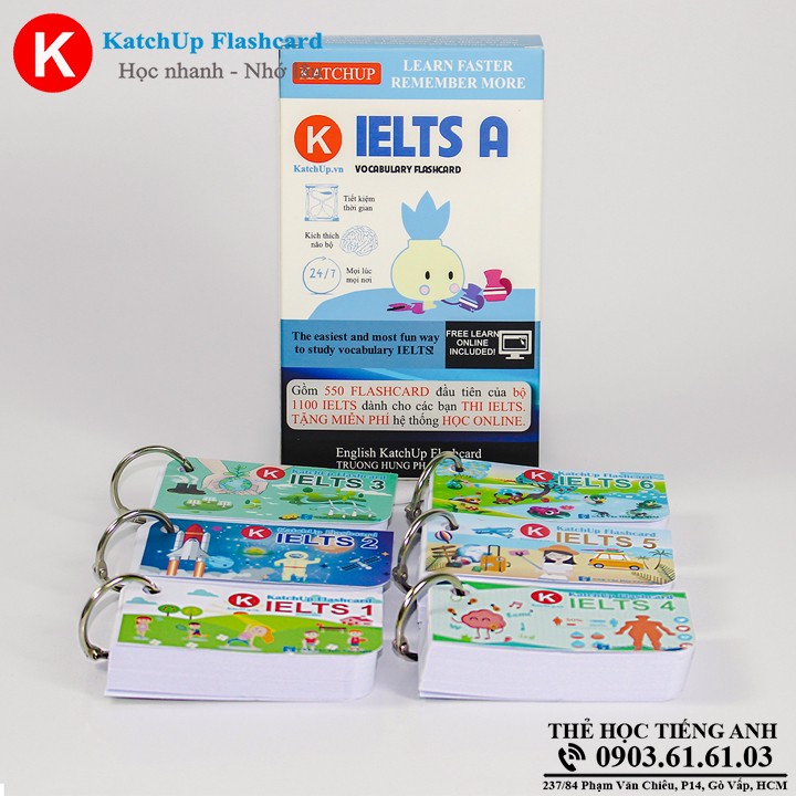 COMBO trọn bộ KatchUp Flashcard IELTS - Standard (C02S)