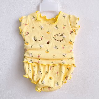 [CHỌN MẪU] Bộ hè Hotga hột gà cộc tay cotton thun mát mẻ họa tiết xinh yêu cho bé từ sơ sinh new born đến khoảng 10kg