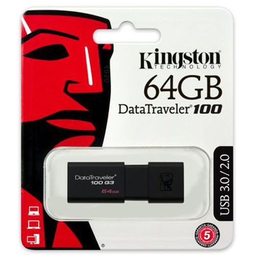 USB 3.0 Kingston 64GB Đen