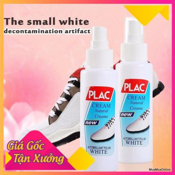 🍀 Giá sỉ 🍀    Chai Xịt Tẩy Trắng Giày Dép Túi Xách PLAC Cao Cấp