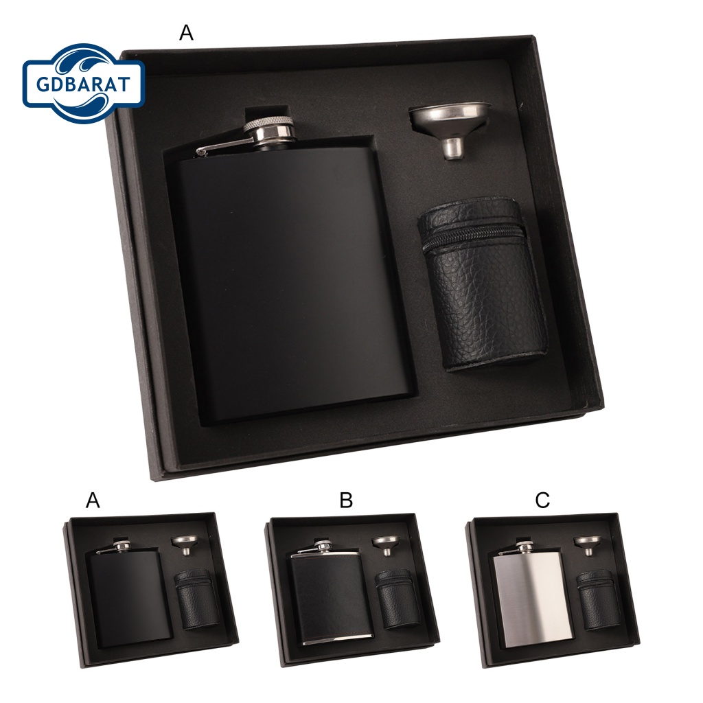 1 Bộ Bình Đựng Rượu 7oz Chống Sốc &amp; Rò Rỉ