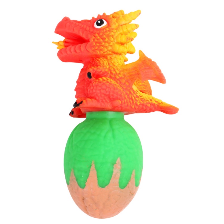 Đồ chơi trứng khủng long cao su biến hình nhiều màu sắc