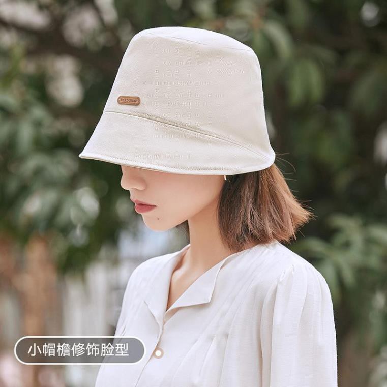 Mũ Xô Bucket Trơn Cá tính Retro Nam Nữ Unisex Mũ Mũ Tai bèo Phong cách Nhật Bản Mũ Mũ Xô Vành Chống nắng