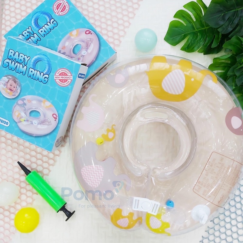 Phao Bơi Đỡ Cổ Umoo Kèm Bơm An Toàn Dành Cho Bé - Phao Nâng Cổ-phao tập bơi mẫu mới nhất