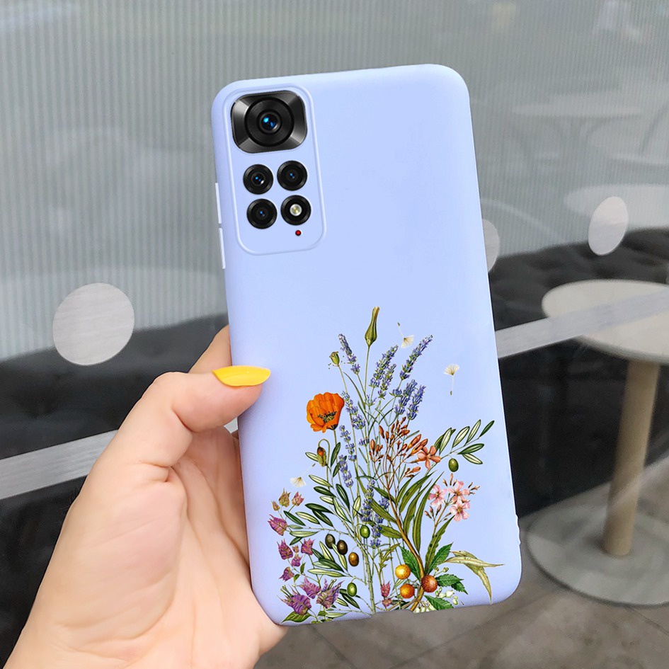 Ốp Điện Thoại TPU Dẻo In Họa Tiết Hoa Thời Trang Cho Xiaomi Redmi Note 11 2022 Xiaomi Redmi Note 11 Note 11s