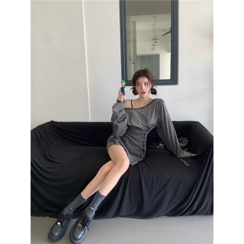 Đầm Nữ Tay Dài Kiểu Dáng Thời Trang Quyến Rũ