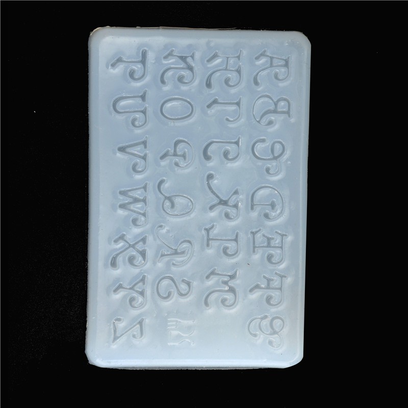 1 Khuôn Silicone Hình Chữ Cái Làm Trang Sức DIY