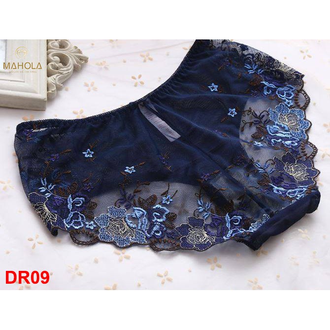 Quần lót ren thêu hoa gợi cảm_Mahola_ ĐR09