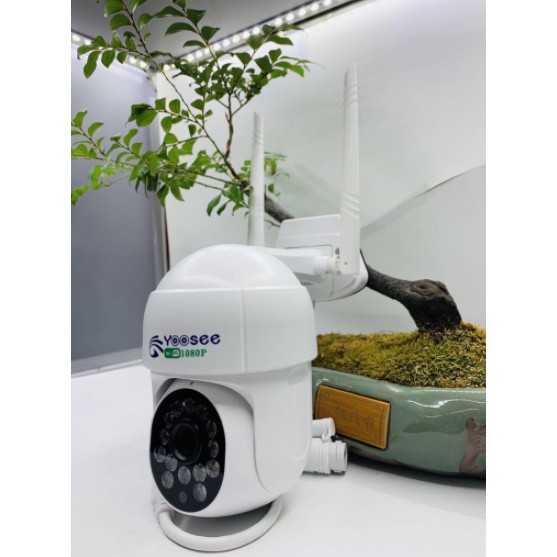 Camera Ngoài Trời YooSee PTZ 14 LED Mini Xoay 360 - Full HD Siêu Nét, Kèm Thẻ Nhớ