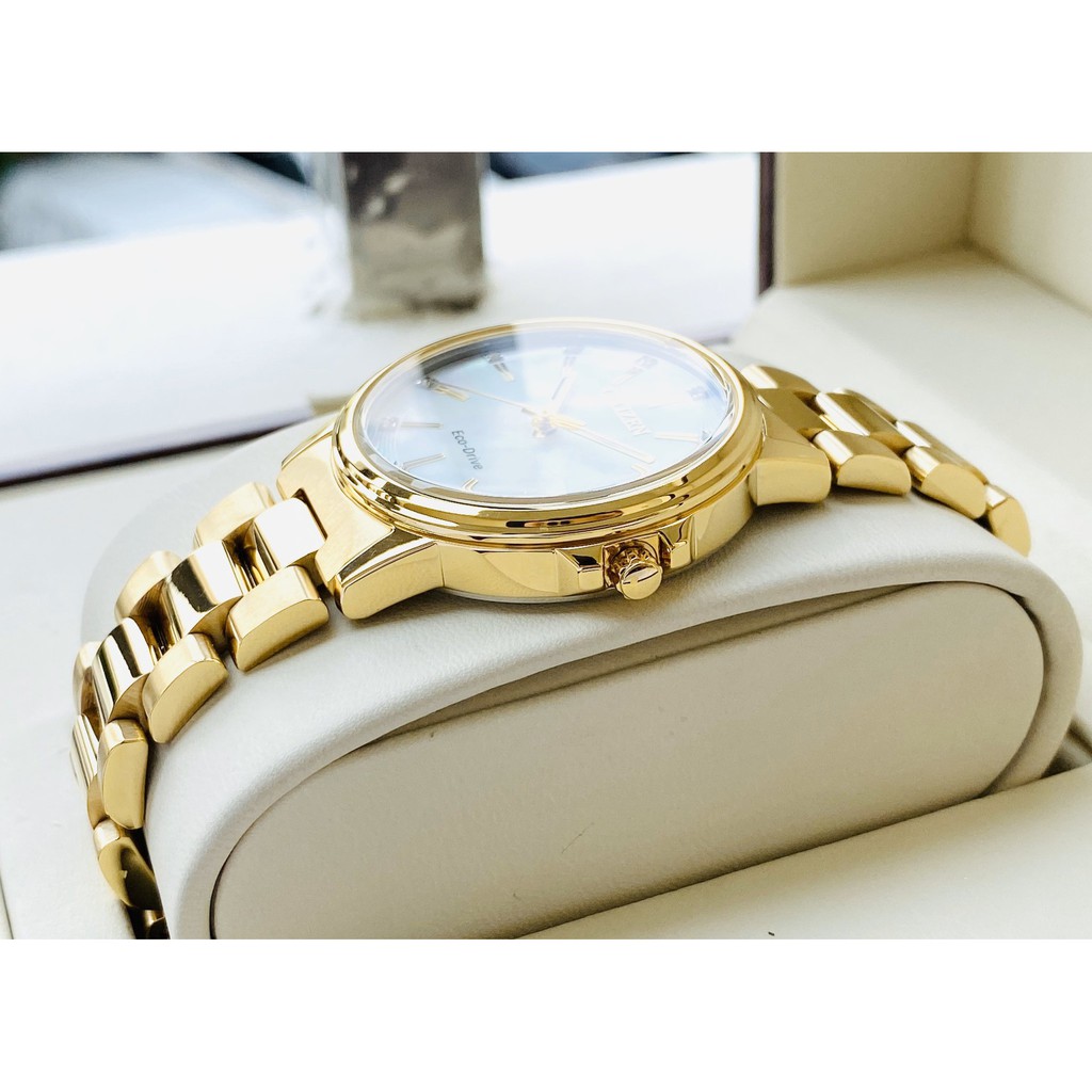 Đồng hồ nữ CITIZEN Chandler Diamond White Mother of Pearl Dial Watch - model : FE7032-51D