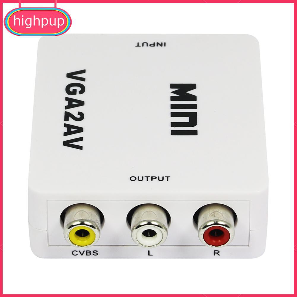 Bộ Chuyển Đổi Vga Sang Av Tv 1080p Cho Máy Tính