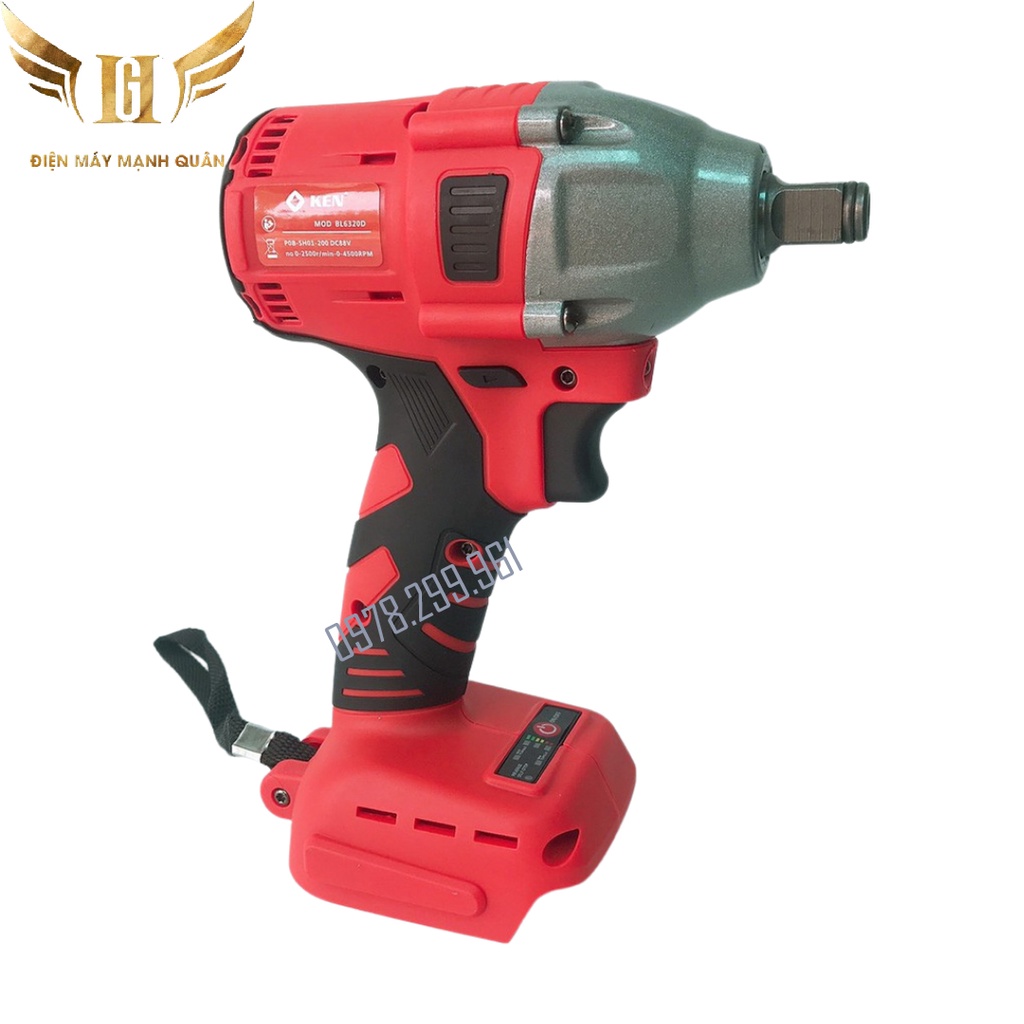 Thân Máy Siết Bulong Hi.tachi, De.walt, Ken, Máy Bắn Bulong Pin_Động Cơ Không Chổi Than, 2 Trong 1