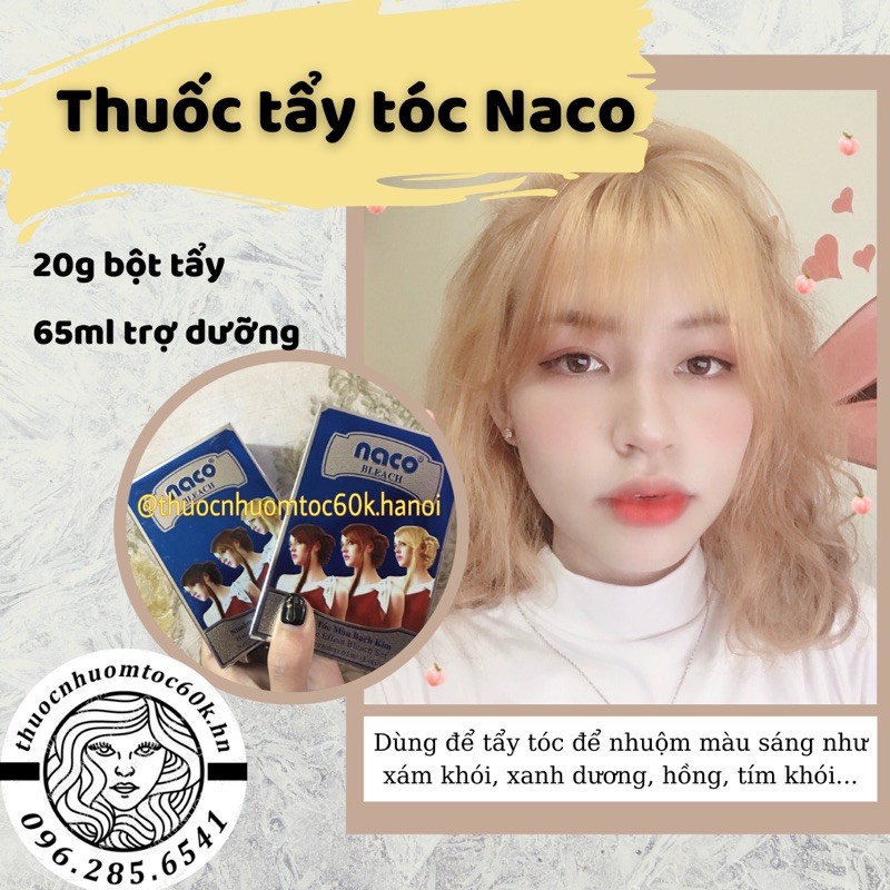 Thuốc tẩy tóc NACO thuocnhuomtoc60k.hanoi