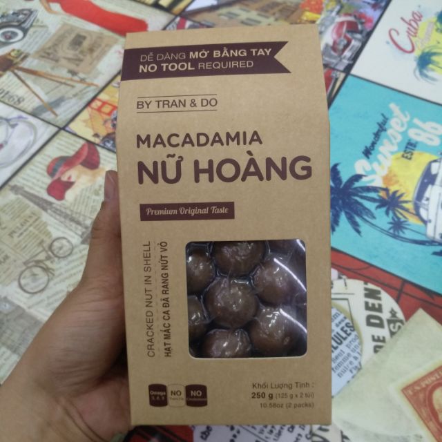 Hạt Macadamia Nữ Hoàng 250g