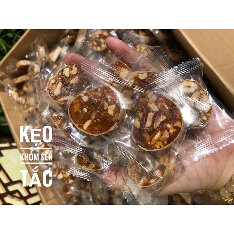 Kẹo khóm tắc đậu phộng 500gr vị ngọt, chua nhẹ bùi béo rất ngon