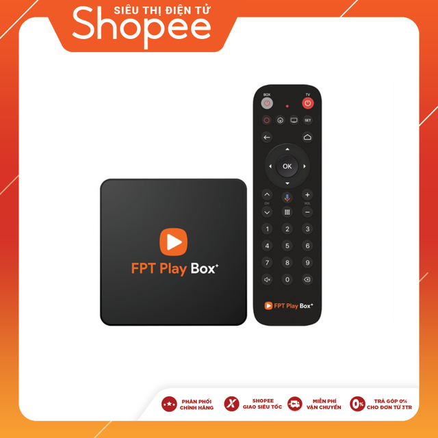 FPT Play Box+ 4K 2019 (Model S400) Phiên Bản Android TV 9 (P)