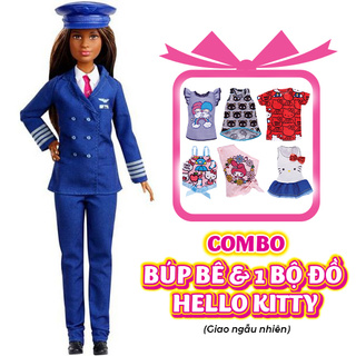 Đồ Chơi BARBIE Como Búp Bê Nghề Nghiệp Barbie Kỉ Niệm 60 Năm - Phi Công CBGFX25