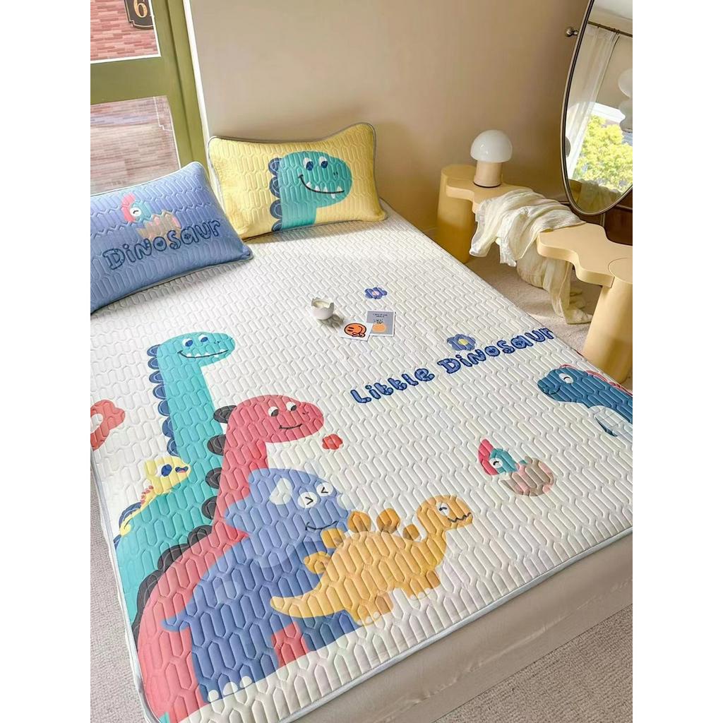 Bộ Chiếu Và 2 Vỏ Gối Điều Hòa Cao Su Non Latex Cực Mát Phong Cách Hoa Gấu Hàn Quốc Xinh Xắn Độc Lạ