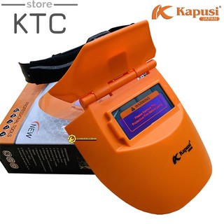 Mặt nạ hàn điện tử KAPUSI gập lên xuống thuận tiện - Kính hàn điện tử tự động tối khi hàn