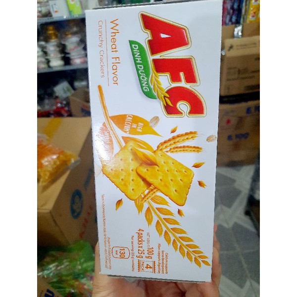 Bánh AFC 100g vị rau củ/ vị lúa mạch