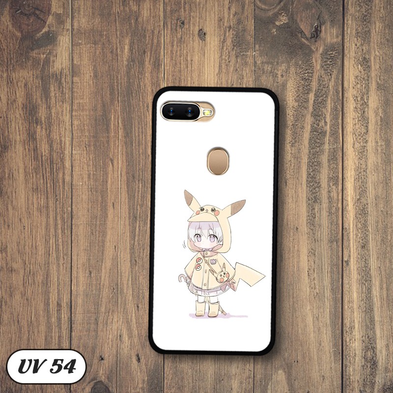 Ốp điện thoại OPPO A5S/ A7/ A12 lưng nhám viền cao su dẻo in hình