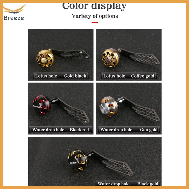 Tay Quay Máy Câu Cá Bằng Hợp Kim Nhôm Carbon Chuyên Dụng