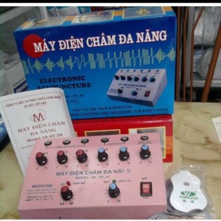 Máy điện châm đa năng  6 rắc có massager