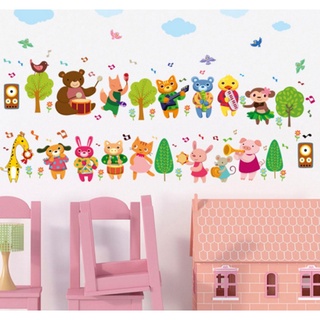 Decal trang trí tường - Dàn thú hợp ca