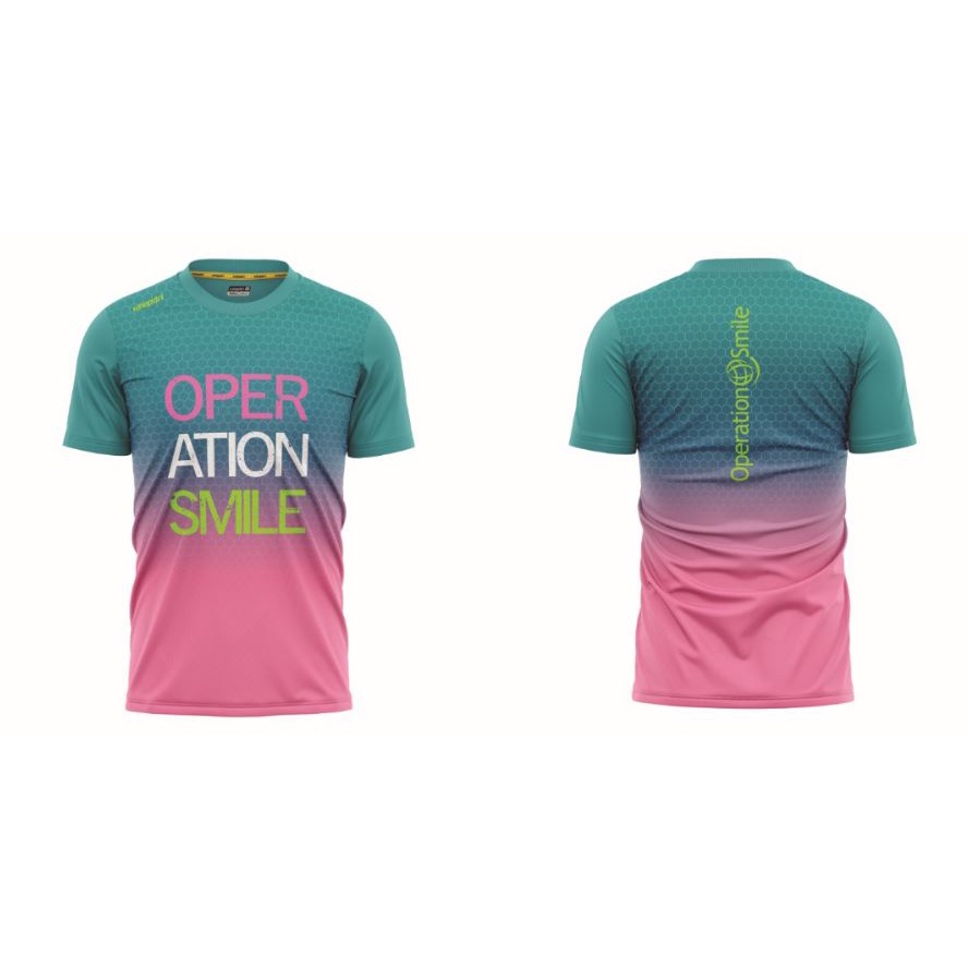 ÁO OPERATION SMILE - XANH HỒNG GRADIENT