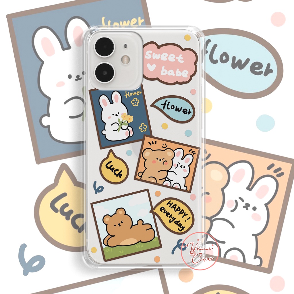 Ốp lưng điện thoại cho Samsung Note 10/ Note 10 Plus/ Note 20/ Note 20 THỎ 1-2 Yumi Case