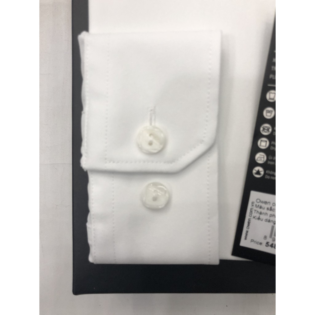 (OWEN SALE) ÁO SƠ MI TRẮNG DÀI TAY CÓ TÚI OWEN MẪU MỚI 2020 -FREE SHIP- CHẤT CAFE CAO CẤP AR22325 | BigBuy360 - bigbuy360.vn