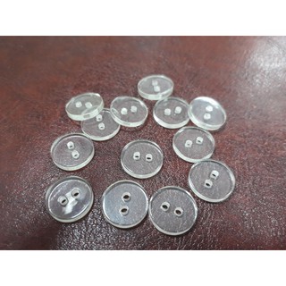 Nút nhựa trong 2 lỗ-500 cái