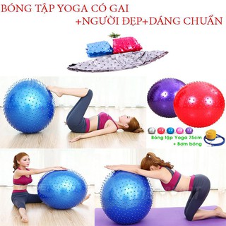 [XẢ KHO] Bóng tập Yoga cao cấp không có gai loại đẹp