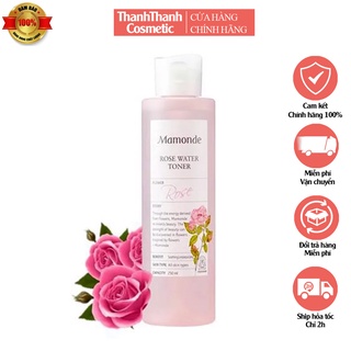 Nước hoa hồng Mamonde Rose Water Toner 250ml,Nước cân bằng da chính hãng Hàn Quốc