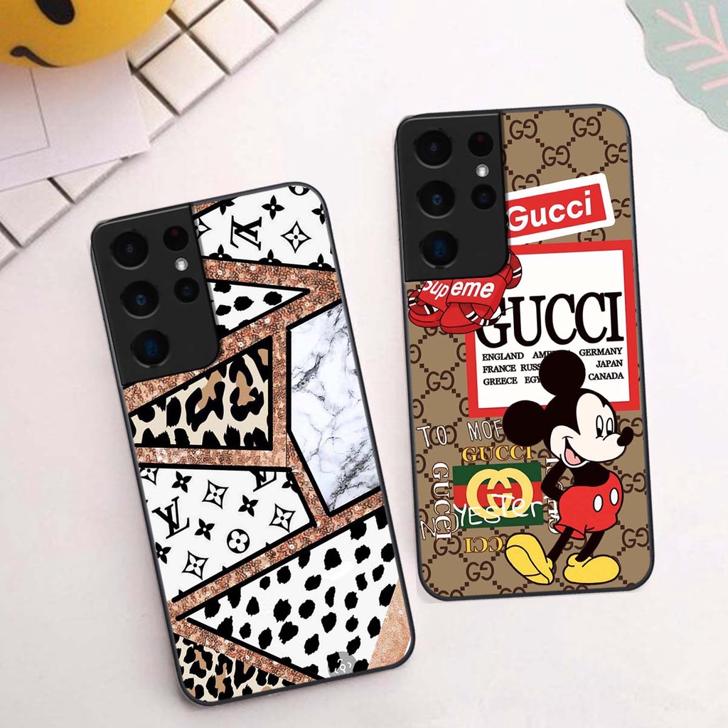 Ốp lưng Samsung S21 Ultra hình thương hiệu, thời trang, cute, đáng yêu