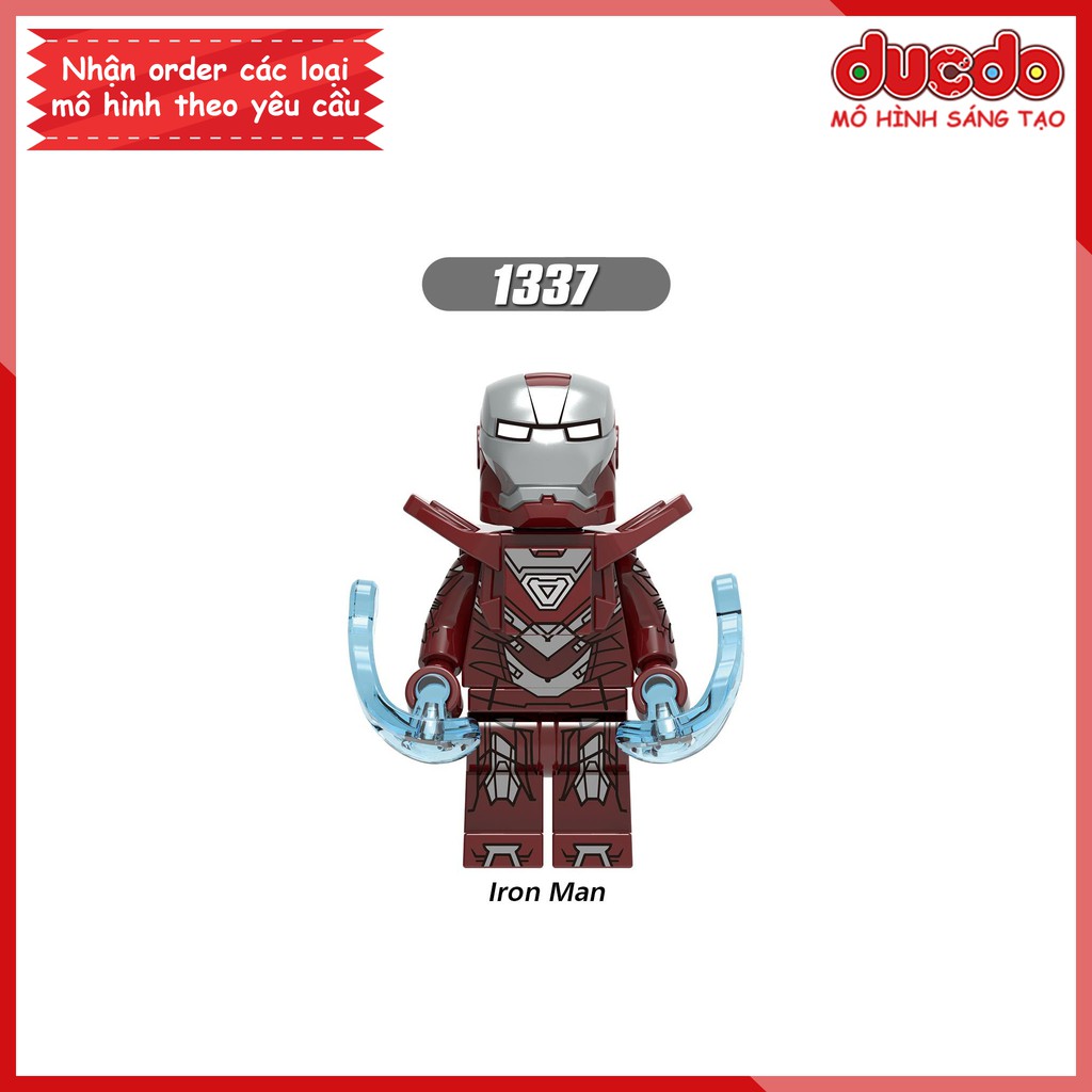 Minifigures các nhân vật Utron, Iron Man tuyệt đẹp - Đồ chơi Lắp ghép Xếp hình Mini Mô hình XINH X0267