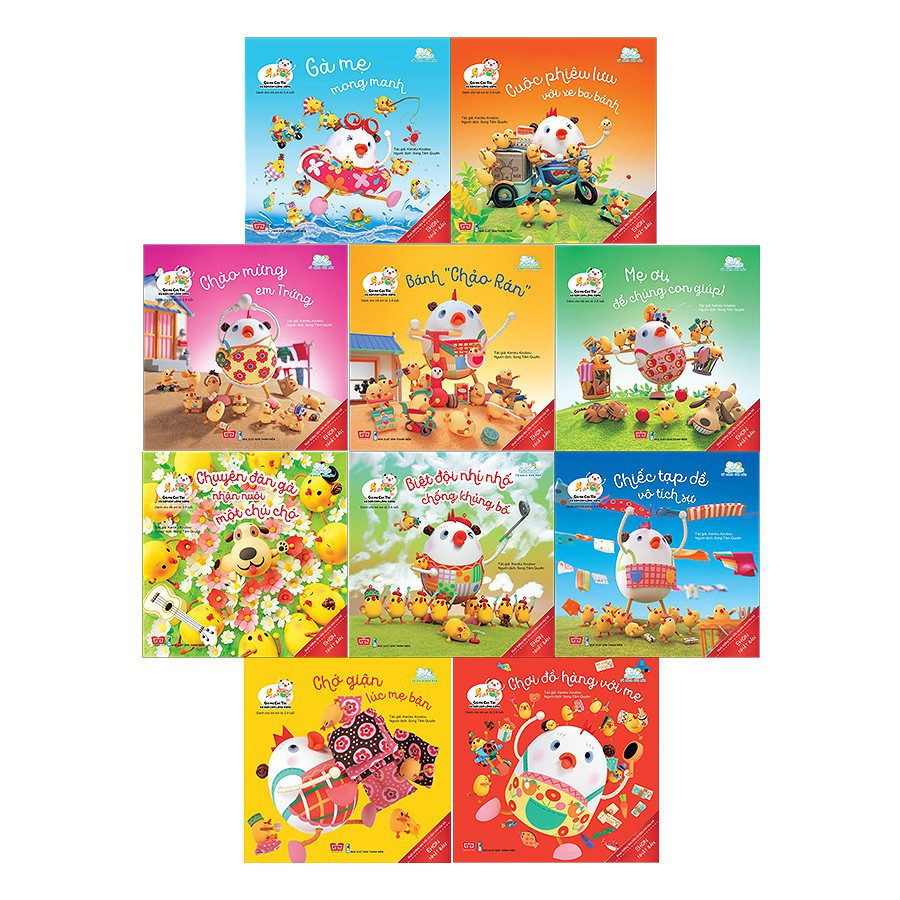 Sách Ehon - Gà Mẹ Cục Tác Và Đàn Con Lông Vàng Giúp Bé Hiểu Về Tình Cảm Gia Đình, Tình Bạn, Sự Đoàn Kết...