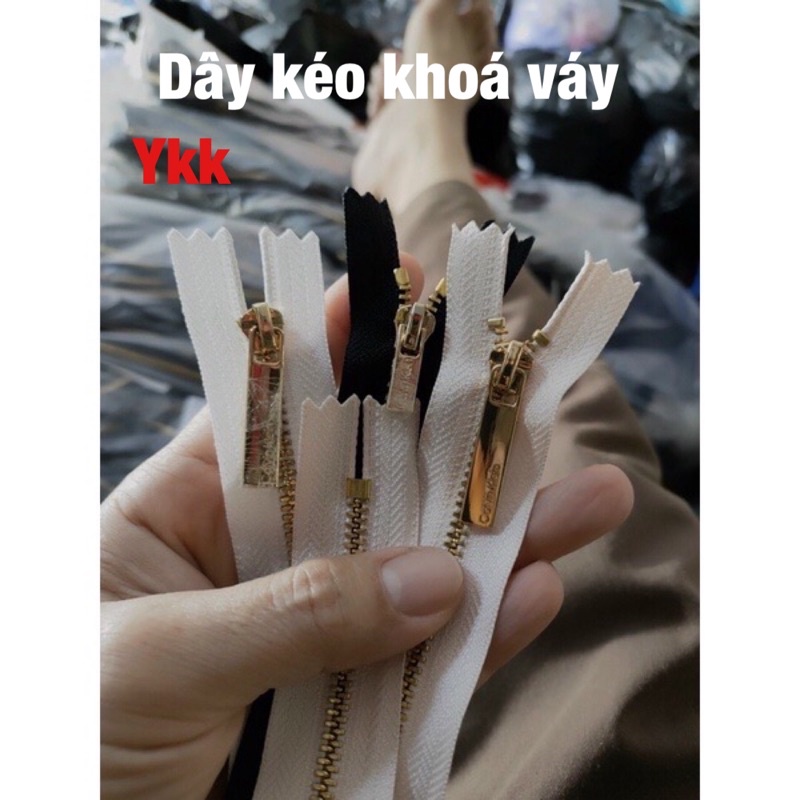 dây kéo đồng ykk calvinklien dài 52cm thay khoá váy hàng siêu xịn