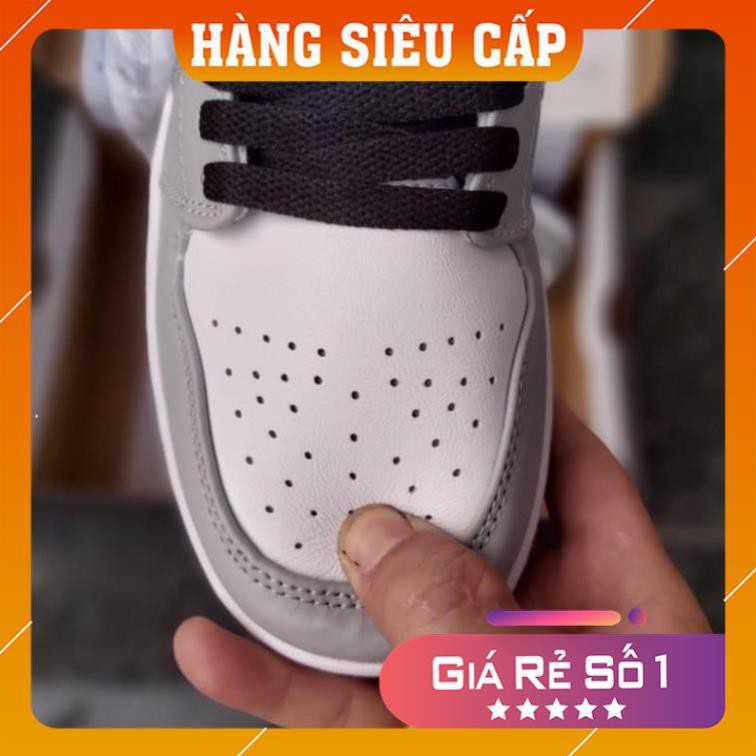 [FREESHIP- BẢO HÀNH 12 THÁNG] GIÀY THỂ THAO NAM NỮ JD XÁM CHỈ ĐỎ THẤP CỔ HOT TREND FULL BOX BILL | BigBuy360 - bigbuy360.vn