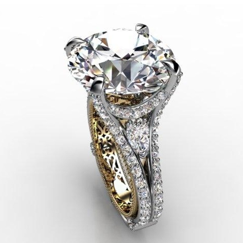 Nhẫn hợp kim đính đá Zircon thời trang cho nữ